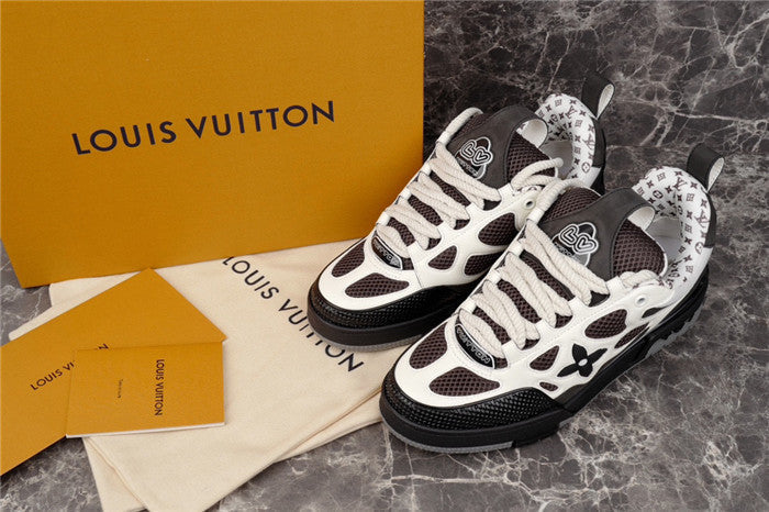 LOUIS VUITTON LV SKATE SNEAKER WHITE BLACK Versili