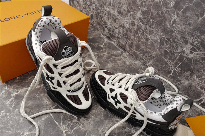 LOUIS VUITTON LV SKATE SNEAKER WHITE BLACK Versili