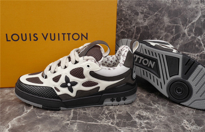 LOUIS VUITTON LV SKATE SNEAKER WHITE BLACK Versili