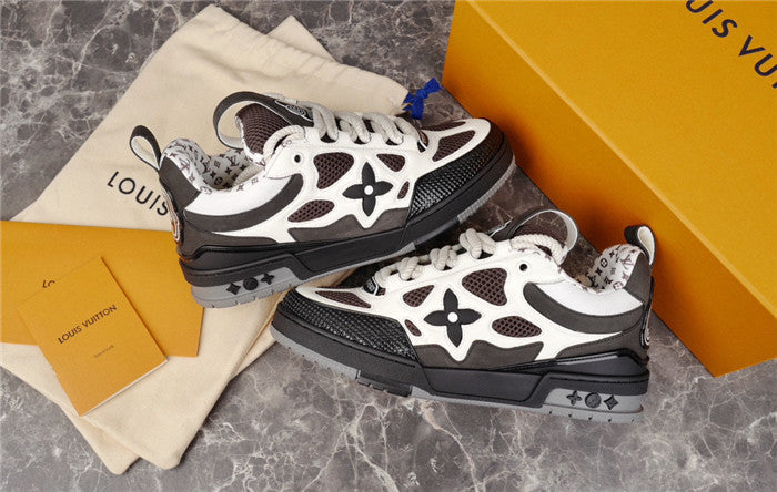 LOUIS VUITTON LV SKATE SNEAKER WHITE BLACK Versili
