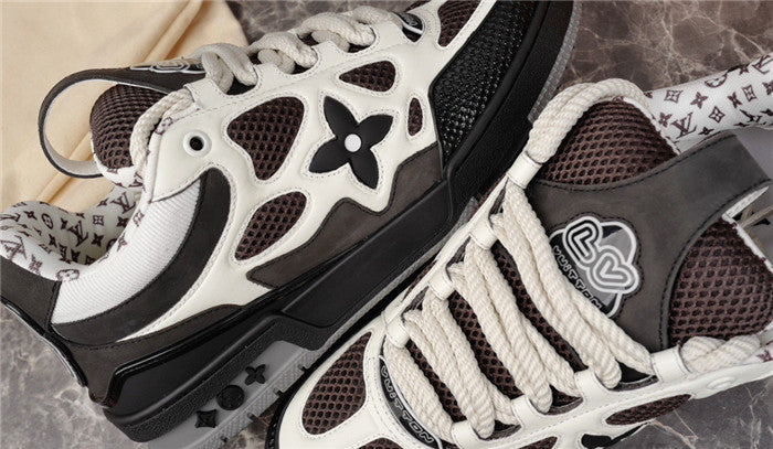 LOUIS VUITTON LV SKATE SNEAKER WHITE BLACK Versili