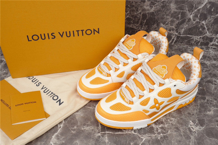 LOUIS VUITTON LV SKATE SNEAKER YELLOW WHITE Versili