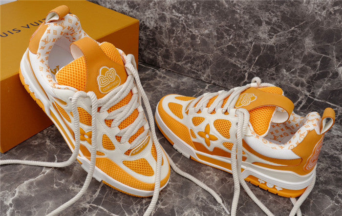 LOUIS VUITTON LV SKATE SNEAKER YELLOW WHITE Versili