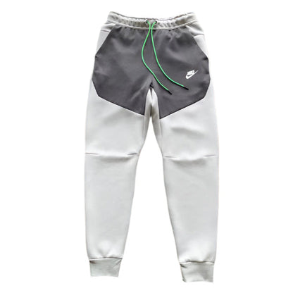 NIKE TECH FLEECE PANTS x GREY/BLACK/GREEN My Store