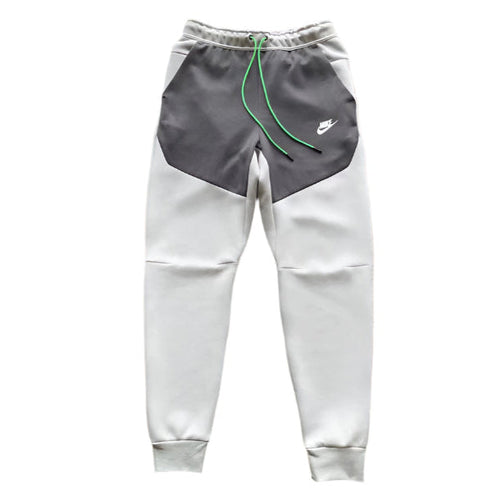 NIKE TECH FLEECE PANTS x GREY/BLACK/GREEN My Store