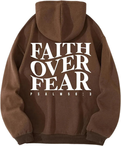 Faith Over Fear Hoodie Luxesphere