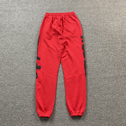 SP5DER BELUGA SWEATPANTS RED Status Shipping