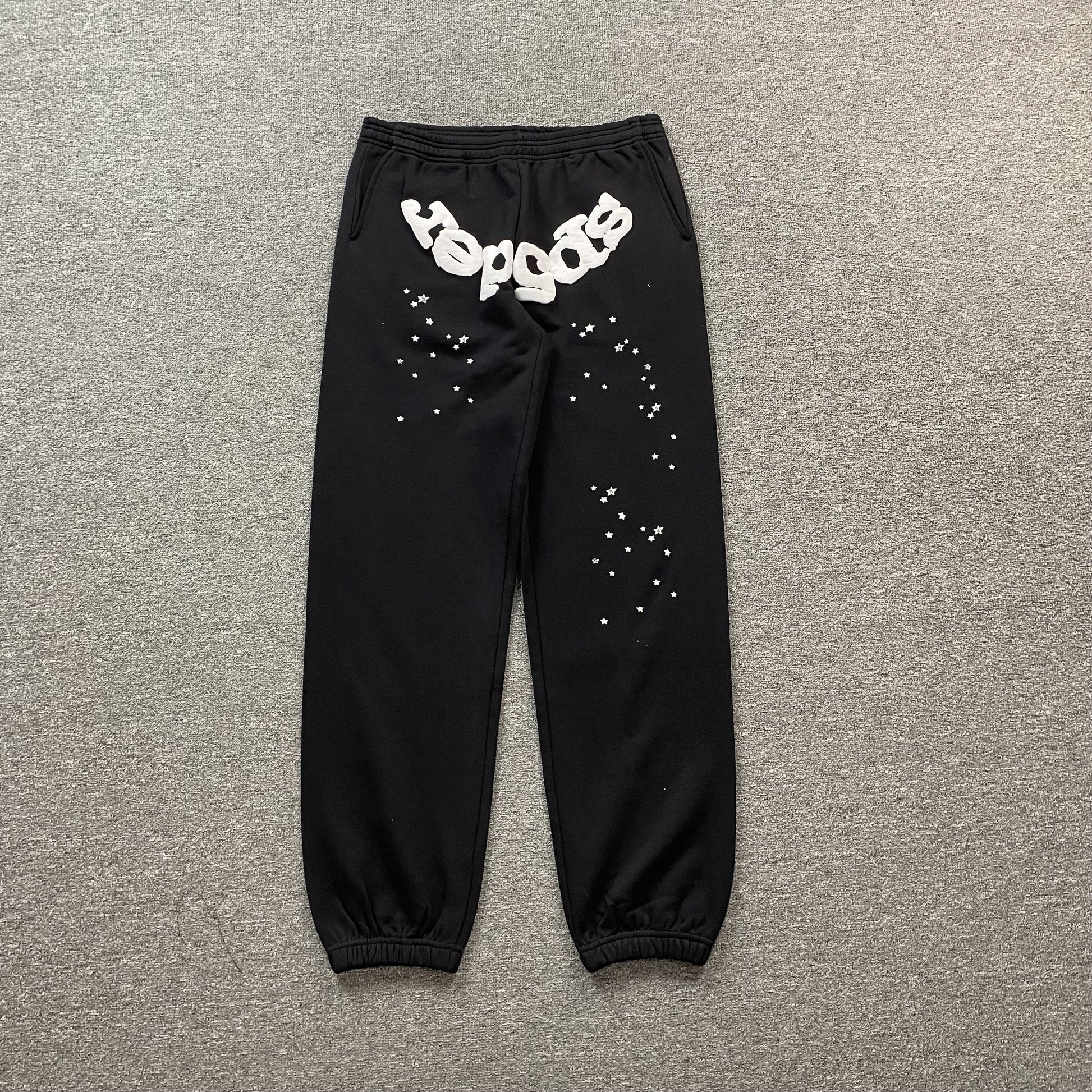 SP5DER OG WEB SWEATPANTS BLACK Status Shipping