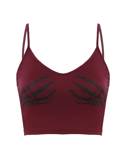 Lace Cut Y2K E-Girls Fairy Style Rib Knit Tank Top Project 01