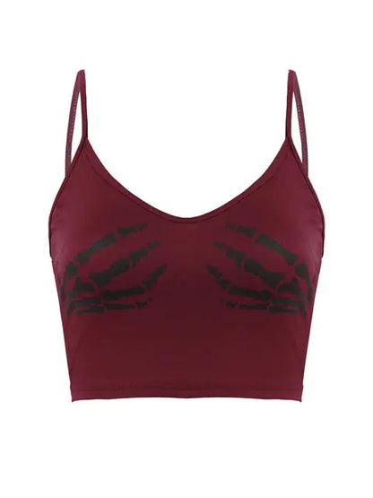 Lace Cut Y2K E-Girls Fairy Style Rib Knit Tank Top Project 01