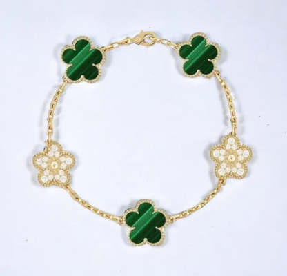 CloverGlow™ Gold-Plated Bracelet Luxesphere