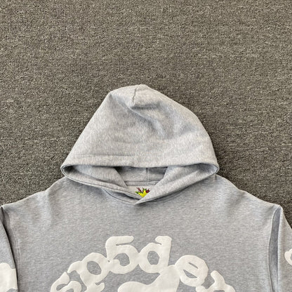SP5DER BELUGA HOODIE HEATHER GREY Status Shipping