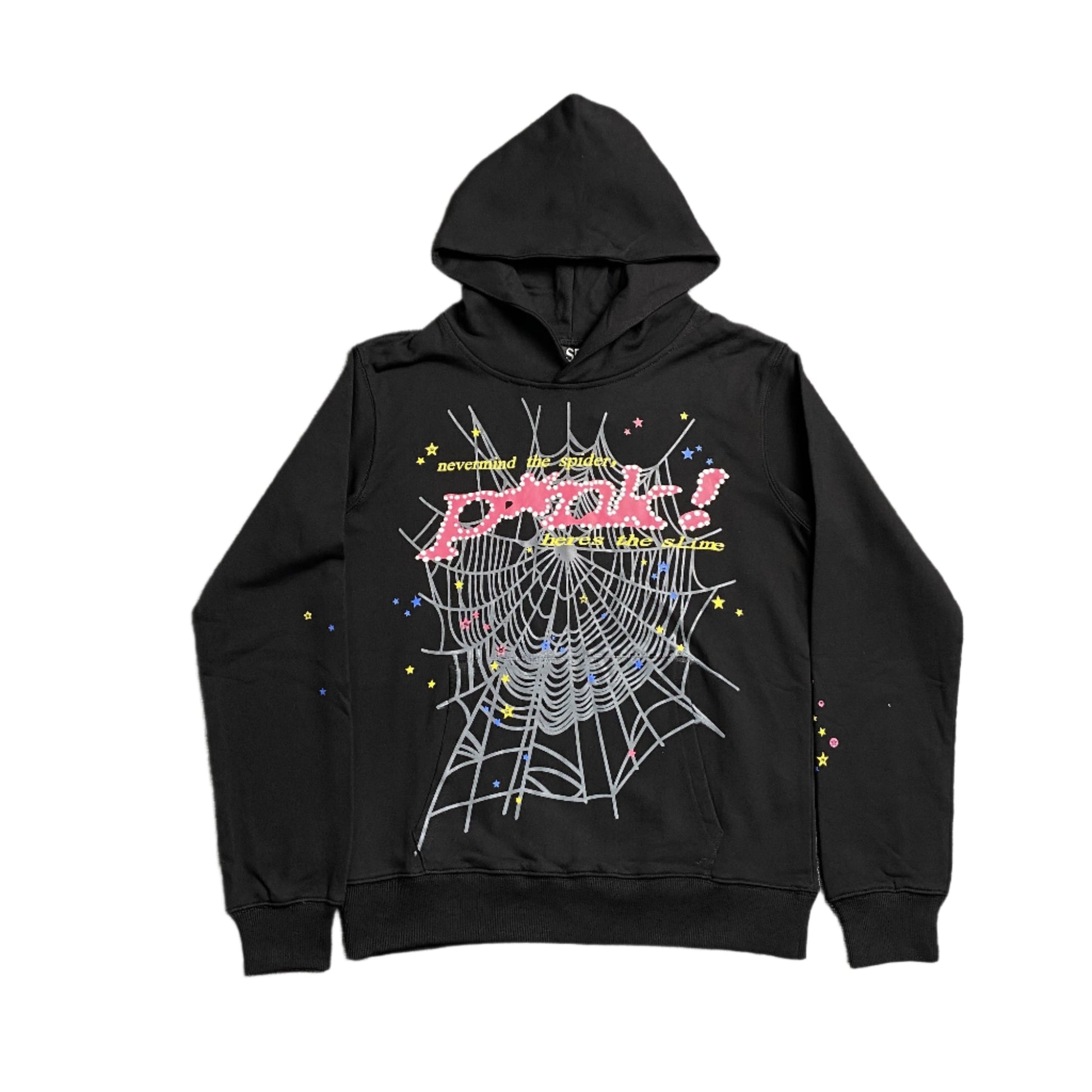 SP5DER P*NK HOODIE BLACK Status Shipping