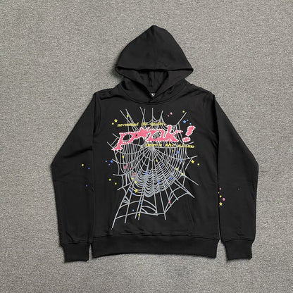 SP5DER P*NK HOODIE BLACK Status Shipping