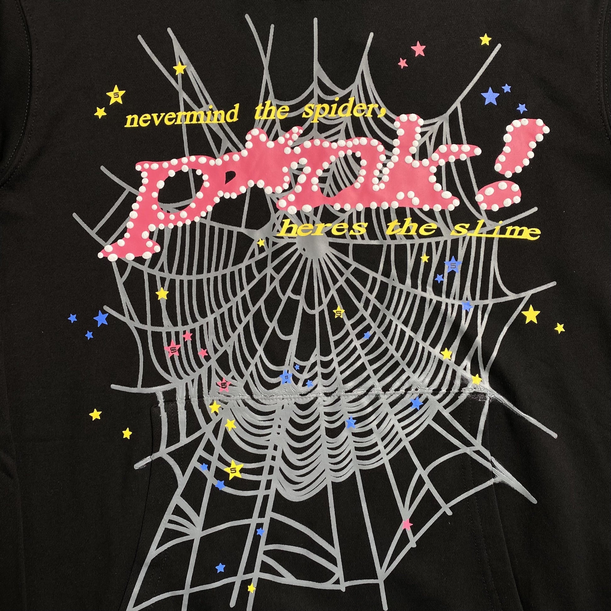 SP5DER P*NK HOODIE BLACK Status Shipping