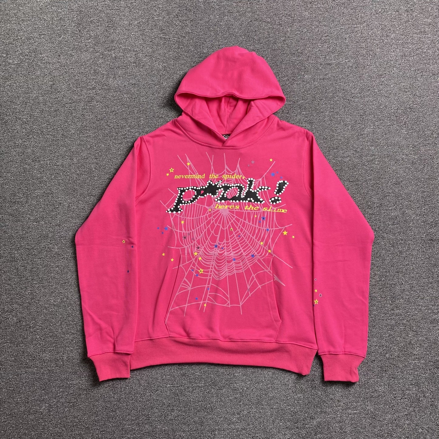 SP5DER P*NK HOODIE PINK Status Shipping