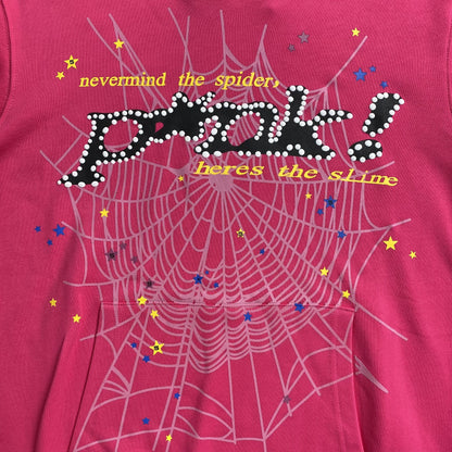 SP5DER P*NK HOODIE PINK Status Shipping