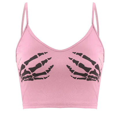 Lace Cut Y2K E-Girls Fairy Style Rib Knit Tank Top Project 01