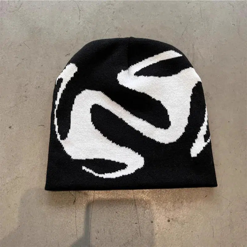 Graphic Beanie Hat Status Shipping