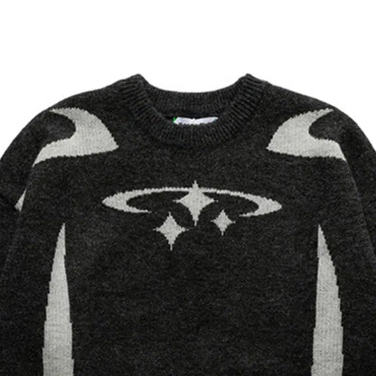 Y2K Knitted Jumper Status Shipping