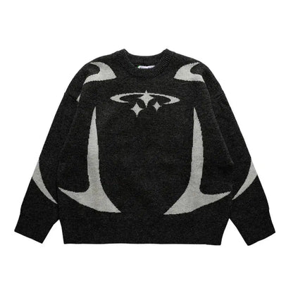 Y2K Knitted Jumper Status Shipping