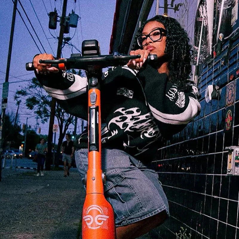 Moto Gothic Knitted Sweatshirt Status Shipping