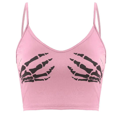 Lace Cut Y2K E-Girls Fairy Style Rib Knit Tank Top Project 01