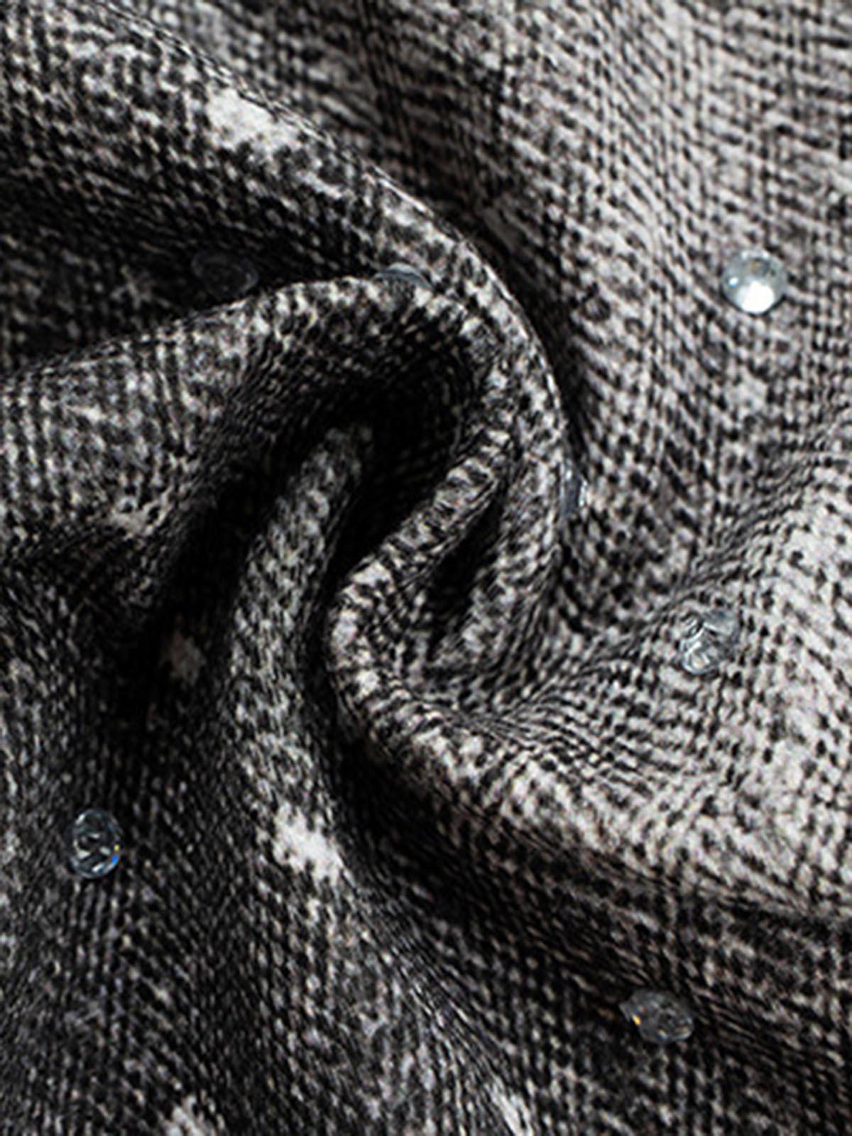 Denim Distressed Belt Diamond Decorated Jeans SP250915KSND