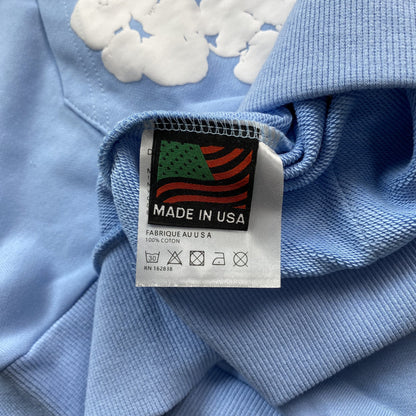 DENIM TEARS COTTON WREATH HOODIE BABY BLUE Status Shipping