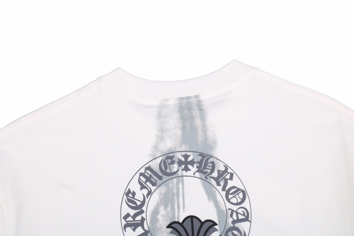 CHROME HEARTS "LOOKING LIKE A GHOST" T-SHIRT WHITE Status Shipping