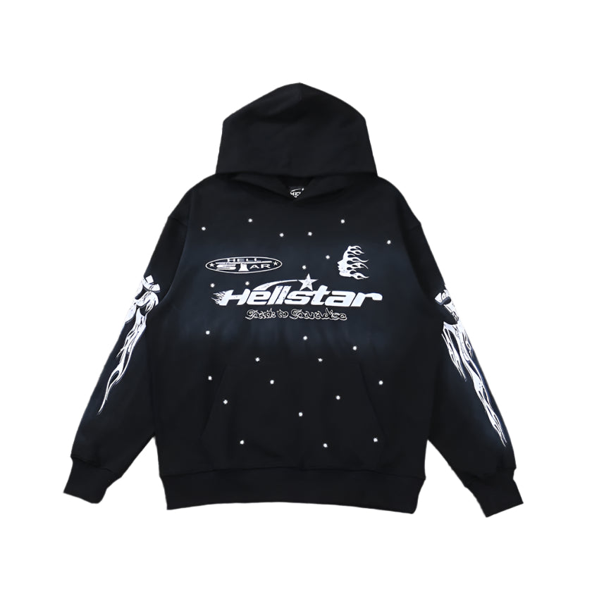 Hellstar "Path To Paradise" Black Hoodie Versili