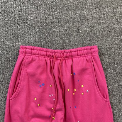 SP5DER P*NK SWEATPANTS PINK Status Shipping
