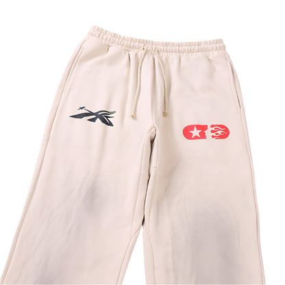 Hellstar Beige Sweatpants Versili