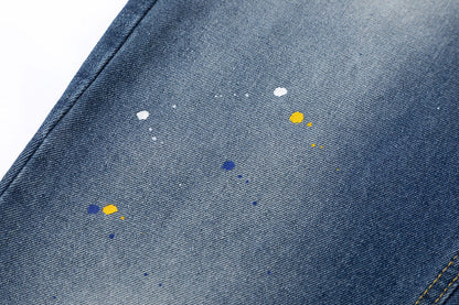 CHROME HEARTS GREEN CROSS PATCH JEANS DENIM Status Shipping