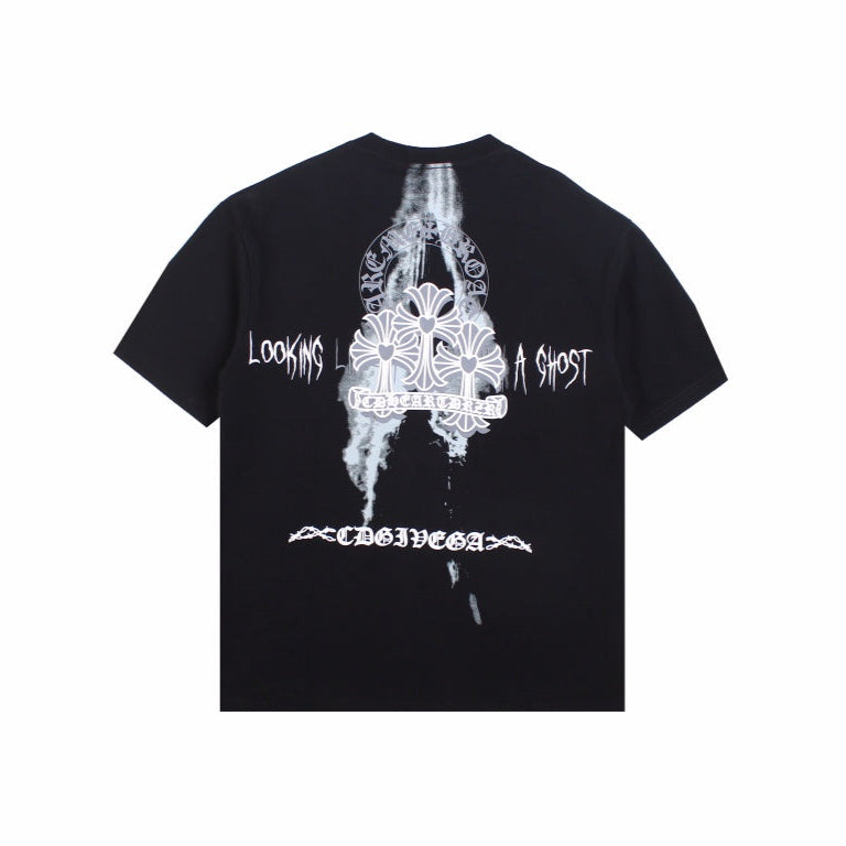 CHROME HEARTS x KIDS SEE GHOSTS T-SHIRT BLACK Status Shipping