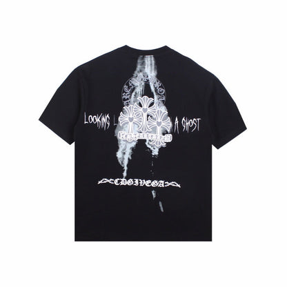 CHROME HEARTS x KIDS SEE GHOSTS T-SHIRT BLACK Status Shipping