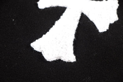 CHROME HEARTS WOOL WHITE CROSS SWEATSHIRT BLACK Status Shipping
