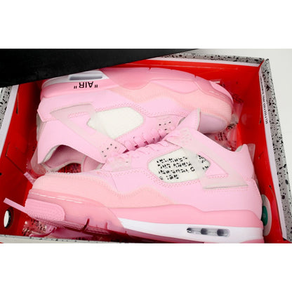 JORDAN 4 x OFF-WHITE ROSE PEACH Versili