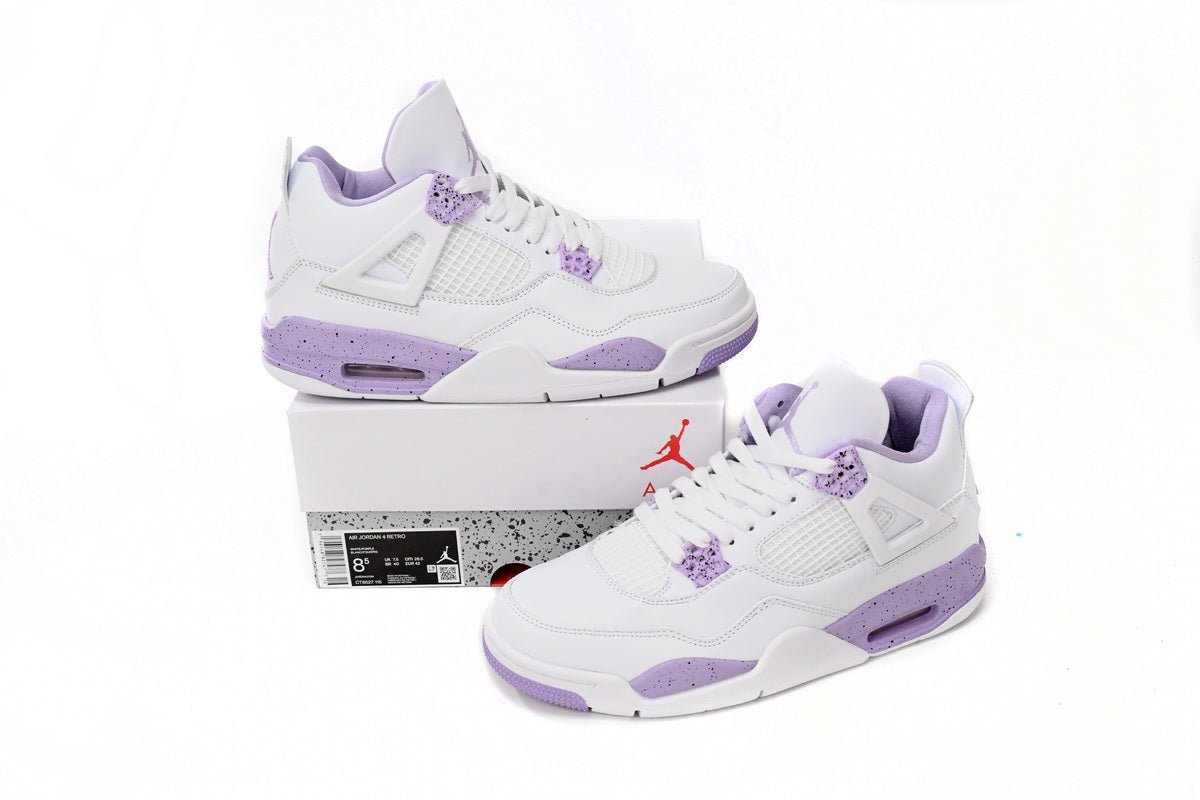 Jordan 4 White Purple Versili