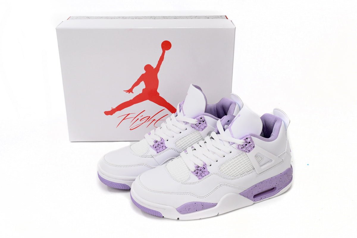 Jordan 4 White Purple Versili
