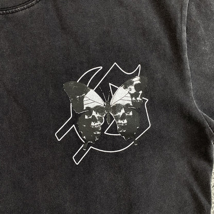 GODSPEED BUTTERFLY EFFECT T-SHIRT WASHED BLACK Status Shipping
