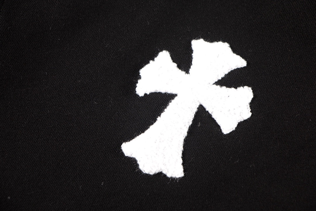 CHROME HEARTS WOOL WHITE CROSS SWEATSHIRT BLACK Status Shipping