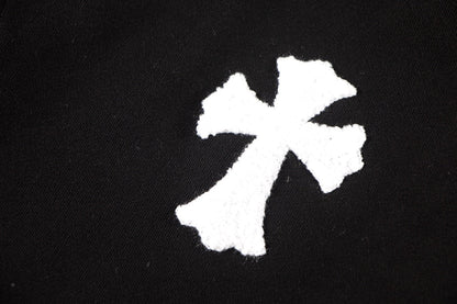 CHROME HEARTS WOOL WHITE CROSS SWEATSHIRT BLACK Status Shipping