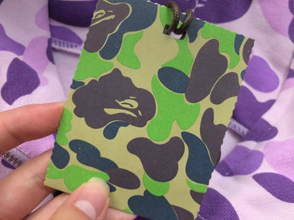 BAPE COLOR CAMO FULL ZIP HOODIE PURPLE Status Shipping