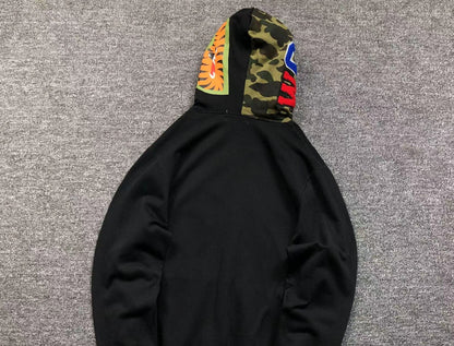 BAPE SHARK FULL ZIP HOODIE BLACK Status Shipping