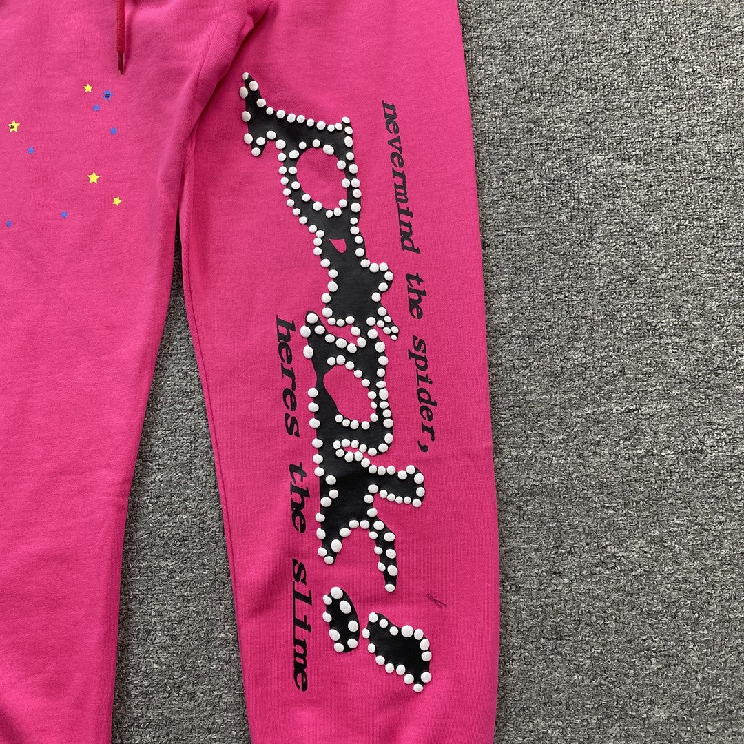 SP5DER P*NK SWEATPANTS PINK Status Shipping