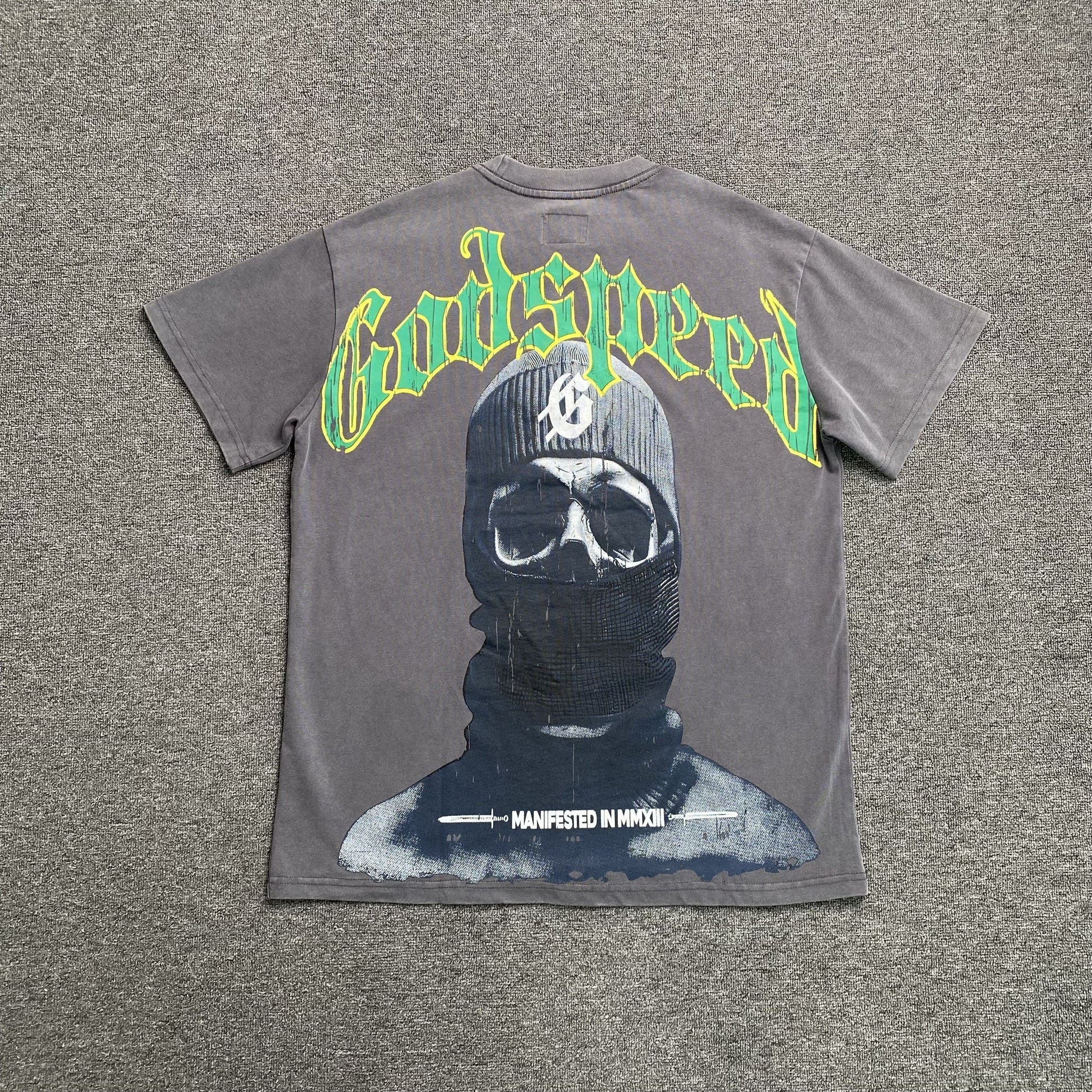GODSPEED BALACLAVA SZN T-SHIRT WASHED GREY Versili
