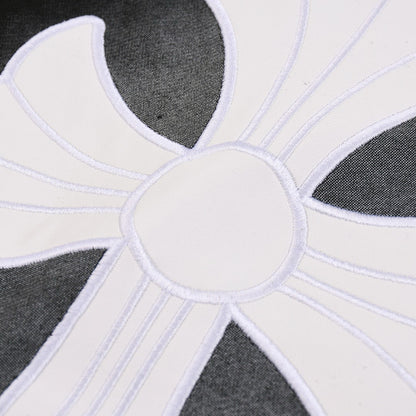 CHROME HEARTS WHITE CROSS T-SHIRT BLACK Status Shipping