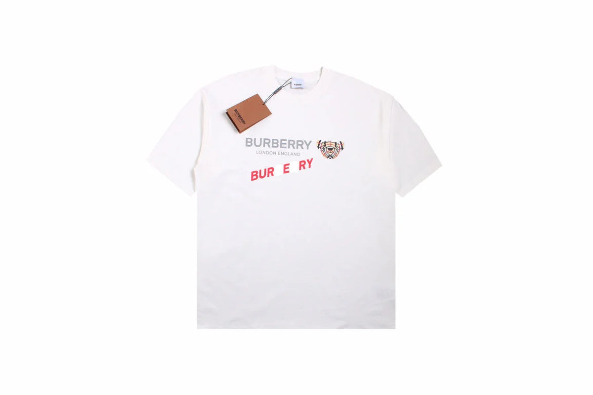 Burberry London England T-Shirt - White Status Shipping