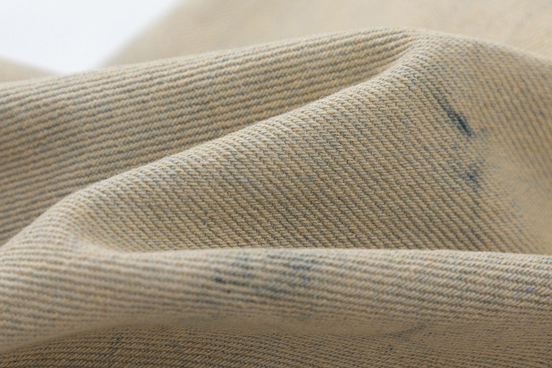 CHROME HEARTS ORANGE BROWN CROSS PATCH JEANS BEIGE Status Shipping